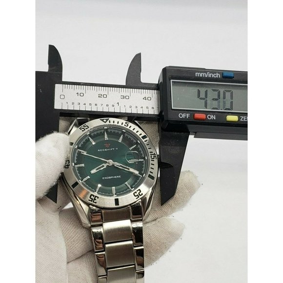 Men's Wristwatch Green Face Redshift 7 - Picture 3 of 7